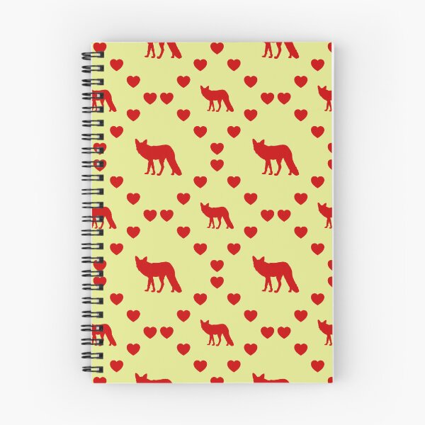 Item preview, Fuchs Nahtloses Herzmuster Fox Modèle de cœur sans couture Fox Seamless Heart Pattern Modello di cuore senza cuciture Fox designed and sold by TheIconSmith.