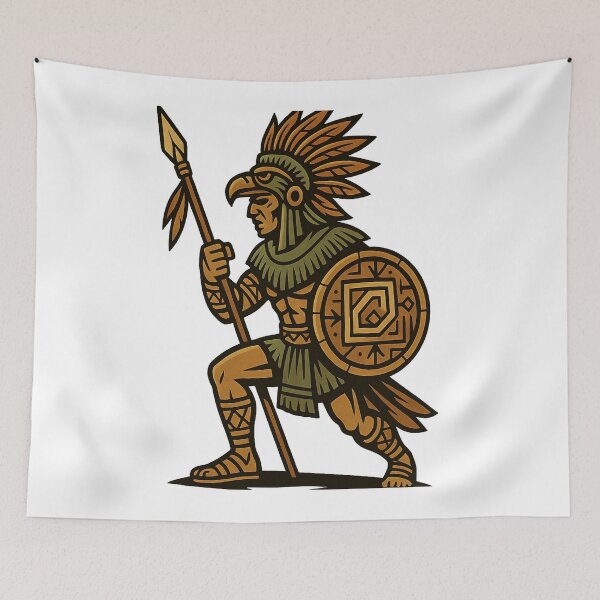 Item preview, Aztec Eagle Warrior designed and sold by PastimeMastery.
