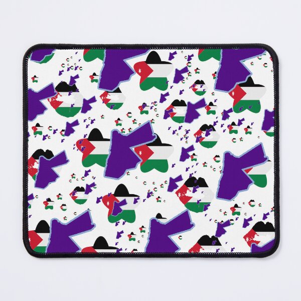 Item preview, Jordan Montage With Country Shape Stars And Flag Overlays | Jordanie Montage avec superposition d'étoiles et de drapeaux en forme de pays | Montaje con estrellas y banderas de Jordania designed and sold by TheIconSmith.
