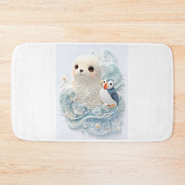 Item preview, Kawaii polymer , ultra-detailed. An adoreable plump baby seal designed and sold by wonderisland.
