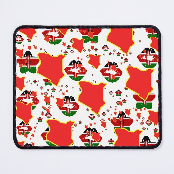 Item preview, Kenya Montage With Country Shape Stars And Flag Overlays | Kenya Montage avec superposition d'étoiles et de drapeaux de différents pays | Montaje con estrellas y banderas de Kenia designed and sold by TheIconSmith.