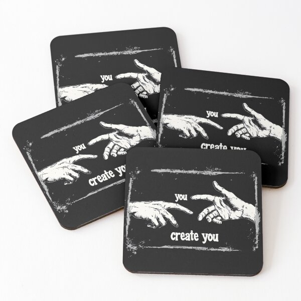 Item preview, you create you - hands reaching out to each other designed and sold by Cynora.
