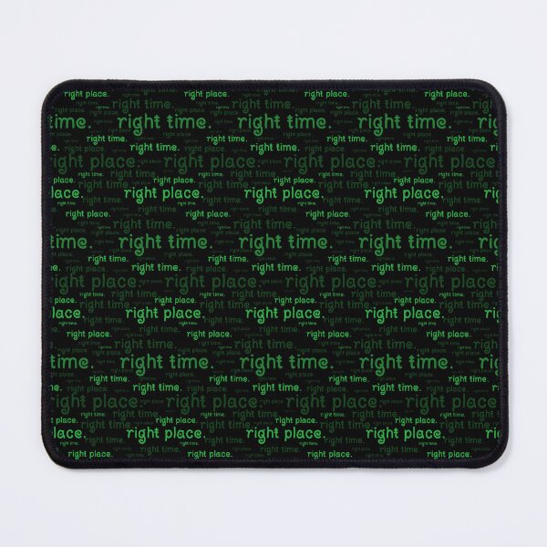 Item preview, Right Time Right Place – Minimal Motivational Quote Design for Stickers & Gifts designed and sold by MerchYouSearch.