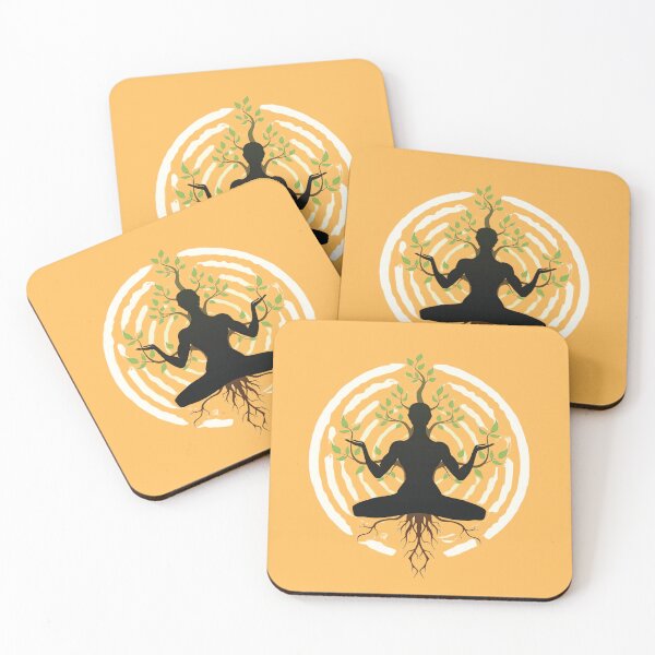 Item preview, Harmony with Nature: Meditative Tree People designed and sold by DigiGoods.