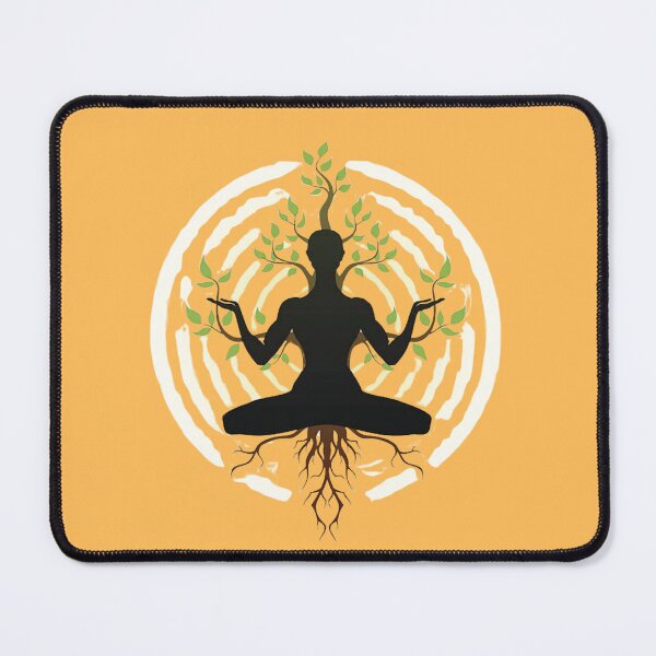 Item preview, Harmony with Nature: Meditative Tree People designed and sold by DigiGoods.