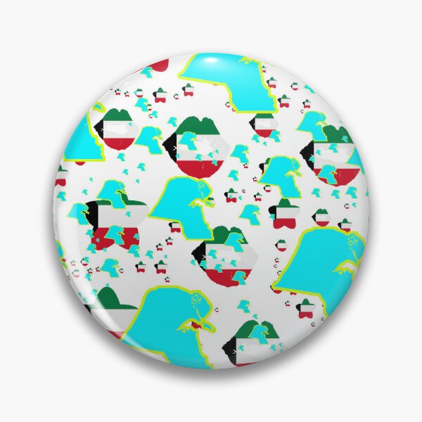 Item preview, Kuwait Montage With Country Shape Stars And Flag Overlays | Koweït Montage avec les superpositions de drapeaux et d'étoiles du Koweït | Montaje con estrellas y bandera de Kuwait designed and sold by TheIconSmith.