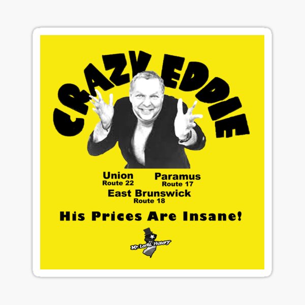 Item preview, Crazy Eddies - Route 22 Wear Local History Collection designed and sold by mrlocalhistory.