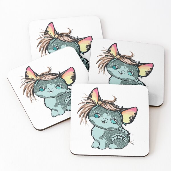 Item preview, Vexa Whiskerz – Punky Gator Cat designed and sold by TheMysticNook.