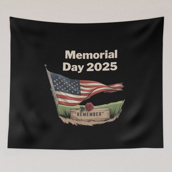 Item preview, Memorial Day 2025. Remember designed and sold by mirciashop.
