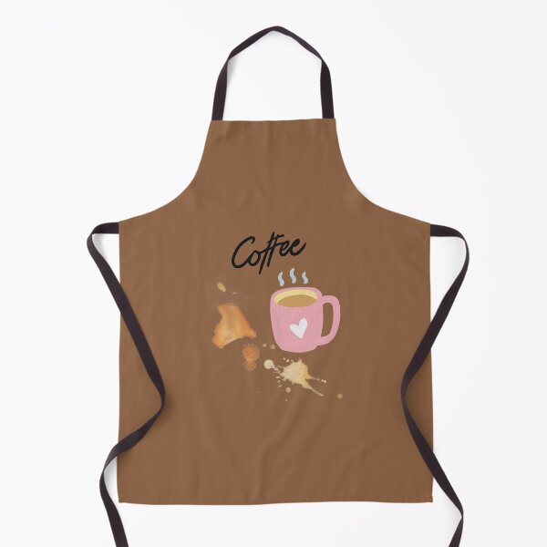 Item preview, Cute Coffee Illustration - Pink Cup & Coffee Stains designed and sold by DigiGoods.