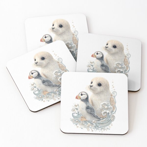 Item preview, Kawaii polymer , ultra-detailed. An adoreable plump baby seal designed and sold by wonderisland.