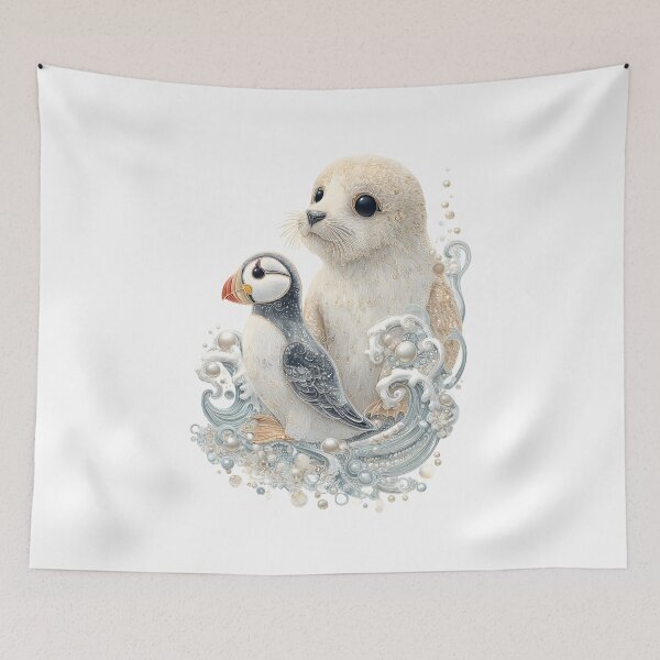 Item preview, Kawaii polymer , ultra-detailed. An adoreable plump baby seal designed and sold by wonderisland.