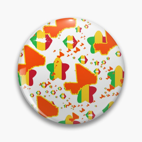 Item preview, Mali Montage With Country Shape Stars And Flag Overlays | Mali Montage avec superposition d'étoiles et de drapeaux | Mali Montaje Con País Estrellas Y Bandera Overlays designed and sold by TheIconSmith.