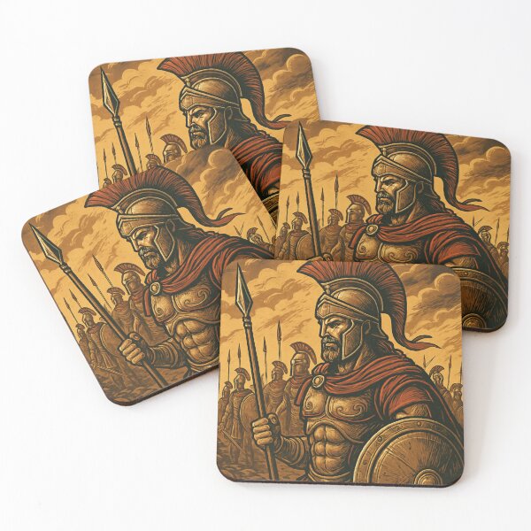 Item preview, Epic Trojan Warriors – Ancient Battle Glory Illustration designed and sold by Adellisa.