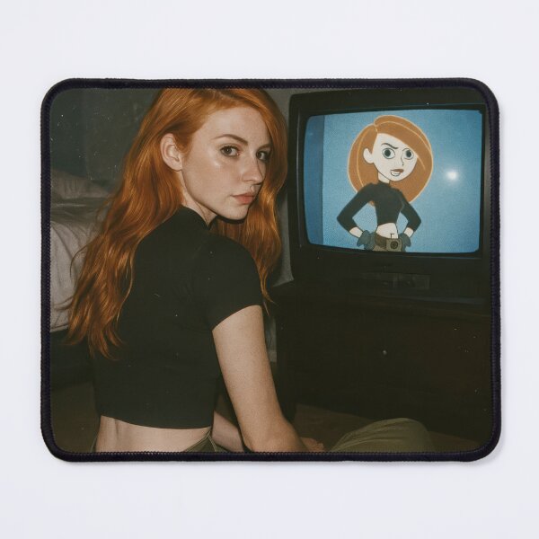 Item preview, Kim Possible Watching Herself – 2000s Analog Aesthetic designed and sold by MentalRecovery.