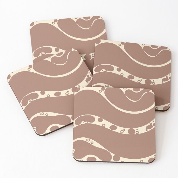 Item preview, Abstract wave(Light brown ) designed and sold by Navkriti.
