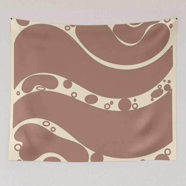 Item preview, Abstract wave(Light brown ) designed and sold by Navkriti.
