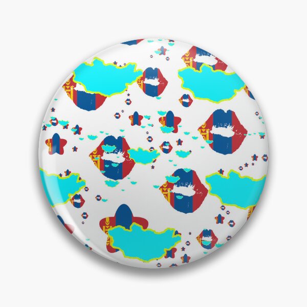 Item preview, Mongolia Montage With Country Shape Stars And Flag Overlays | Mongolie Montage avec superposition de drapeaux et d'étoiles|Mongolei Montage mit Country Shape Stars und Flaggen Overlays designed and sold by TheIconSmith.