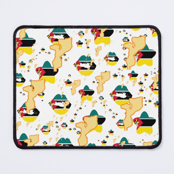 Item preview, Mozambique Montage With Country Shape Stars And Flag Overlays | Mozambique Montage avec Overlays Country Shape Stars And Flag|Mosambik Montage mit Country Shape Stars und Flaggen Overlays designed and sold by TheIconSmith.