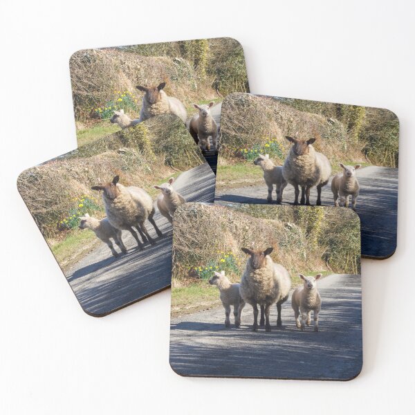Item preview, Country Stroll – Ewe and Lambs on a Spring Lane designed and sold by Jenny Burrows.