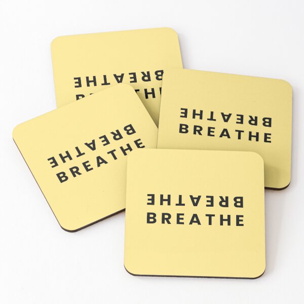 Item preview, BREATHE - Minimalist Reverse Typography Design designed and sold by DigiGoods.
