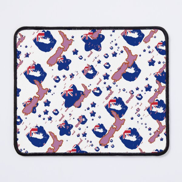 Item preview, New Zealand Montage With Country Shape Stars And Flag Overlays | New-Zealand Montage With Country Shape Stars And Flag Overlays|Neuseeland Montage mit Country Shape Stars und Flaggen Overlays designed and sold by TheIconSmith.