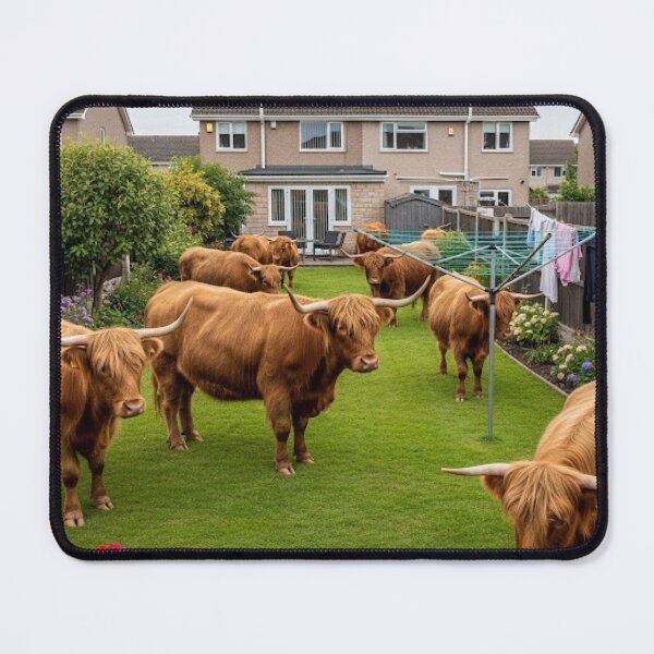 Item preview, Highland coo herd back garden designed and sold by Md1982.