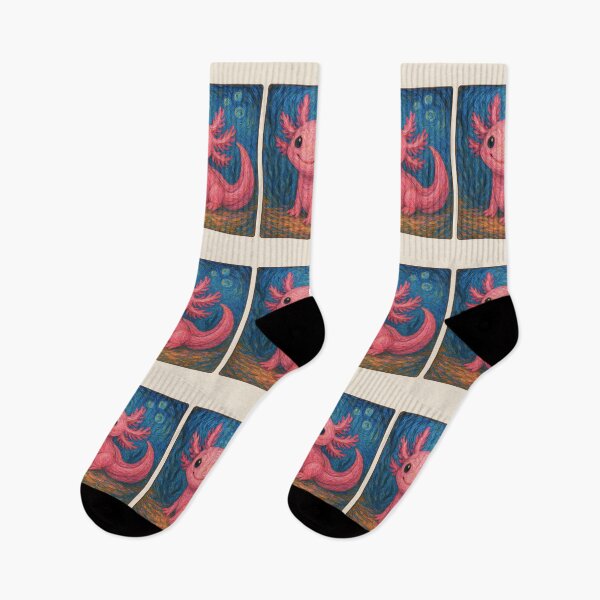 Item preview, Cute Axolotl Van Gogh Style designed and sold by SH3RL0CKK.