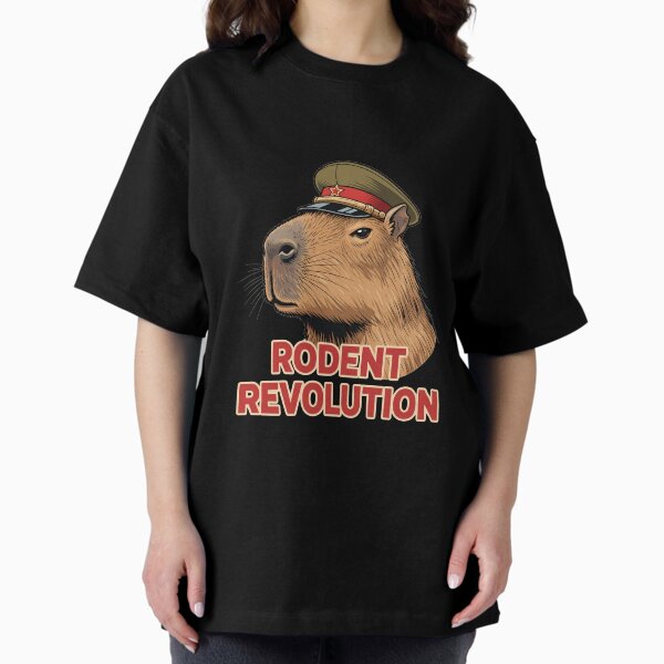 Item preview, Rodent Revolution Funny Capybara designed and sold by DesignsDominus.