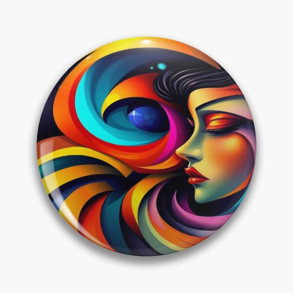Artikelvorschau, A vibrant abstract masterpiece infused with anime aesthetics – swirling colors & dynamic energy entworfen und verkauft von FotoworldEdel.