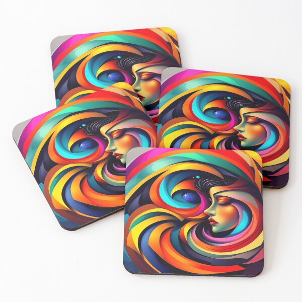 Item preview, A vibrant abstract masterpiece infused with anime aesthetics – swirling colors & dynamic energy designed and sold by FotoworldEdel.