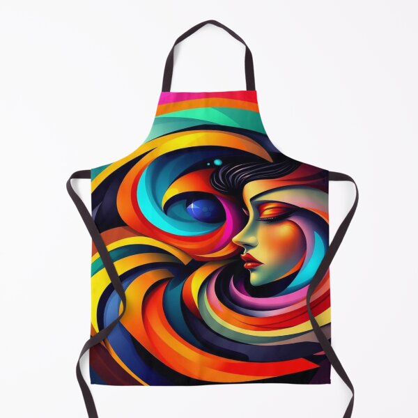 Artikelvorschau, A vibrant abstract masterpiece infused with anime aesthetics – swirling colors & dynamic energy entworfen und verkauft von FotoworldEdel.