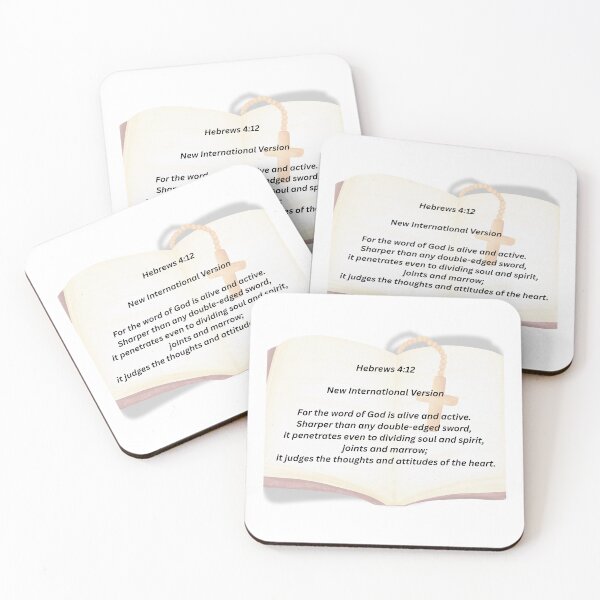 Item preview, NIV Bible verse Hebrews 4:12 designed and sold by ClickATee Store .