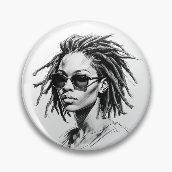 Artikelvorschau, Frau mit Dreadlocks entworfen und verkauft von agamilion.