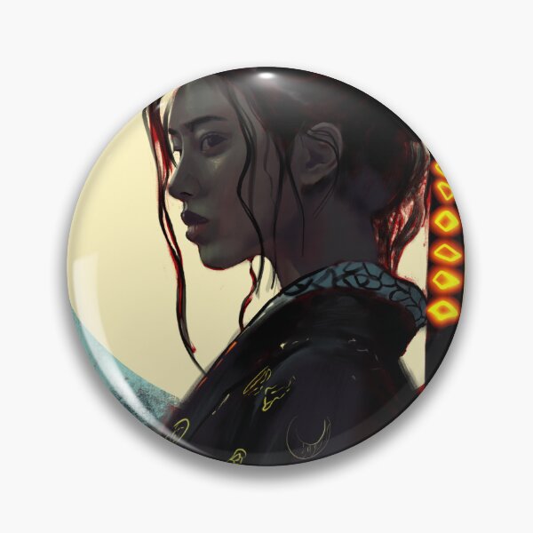 Item preview, Mystic Samurai Woman with Glowing Katana Under Full Moon designed and sold by jassoart.