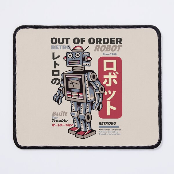 Item preview, Retro Robot Out of Order designed and sold by KewaleeTee.