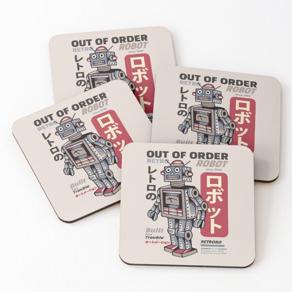 Item preview, Retro Robot Out of Order designed and sold by KewaleeTee.