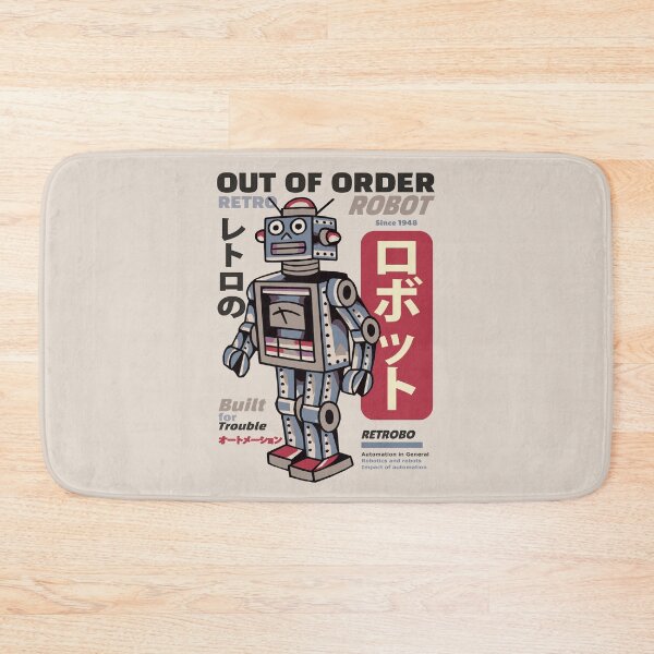 Item preview, Retro Robot Out of Order designed and sold by KewaleeTee.