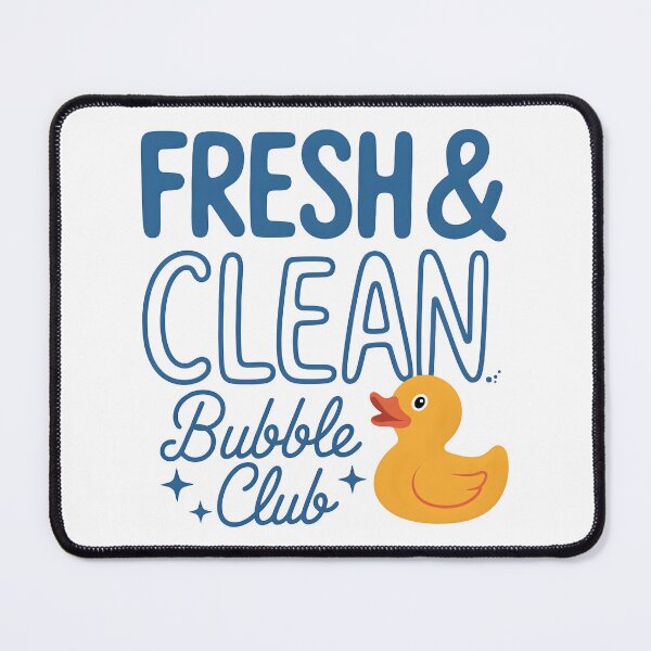 Item preview, Fresh & Clean Bubble Club – Cute Rubber Duck Bath Time Design designed and sold by Snifferius.