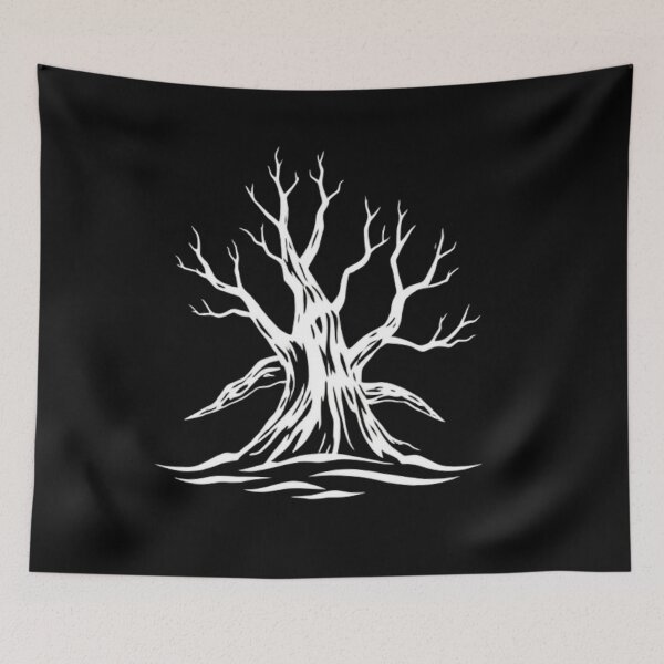 Item preview, Spooky Dead Tree Silhouette | Eerie Halloween Graphic designed and sold by Negative Space Art.