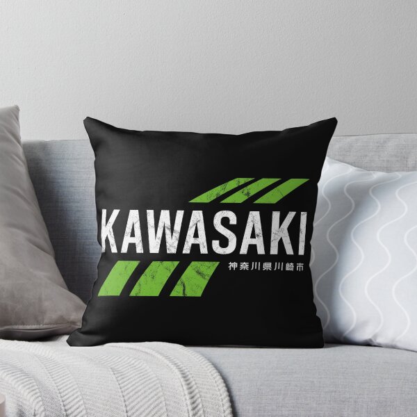Item preview, Retro Vintage KAWASAKI Green City for Men or Women designed and sold by hemwear.