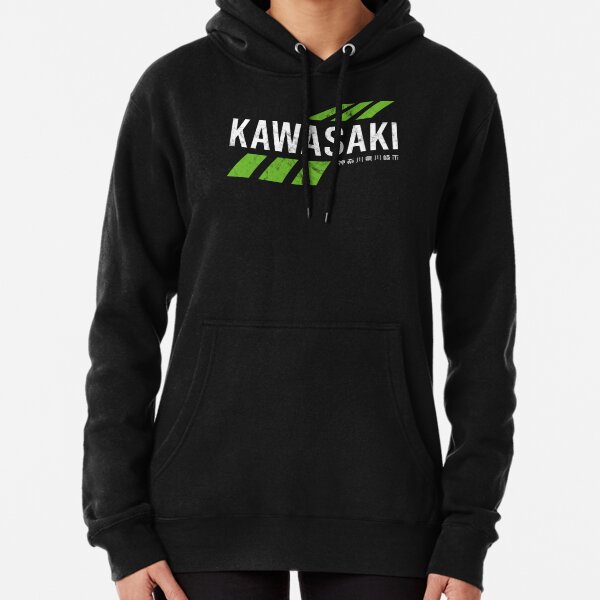 Aperçu de l'œuvre Rétro Vintage KAWASAKI Green City pour Homme ou Femme créée et vendue par hemwear.