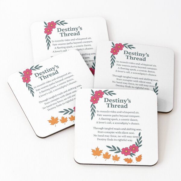 Item preview, Destiny's Thread love poem designed and sold by DesignsRefined.