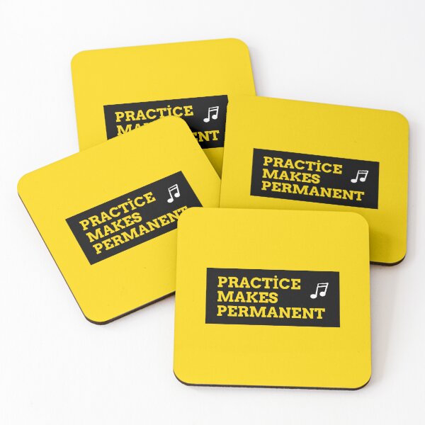 Item preview, Practice Makes Permanent Design – Motivational Music Design designed and sold by tompowellmusic.
