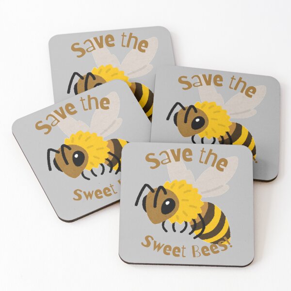 Item preview, Cute Save the Bees message designed and sold by Little Miss Bee.