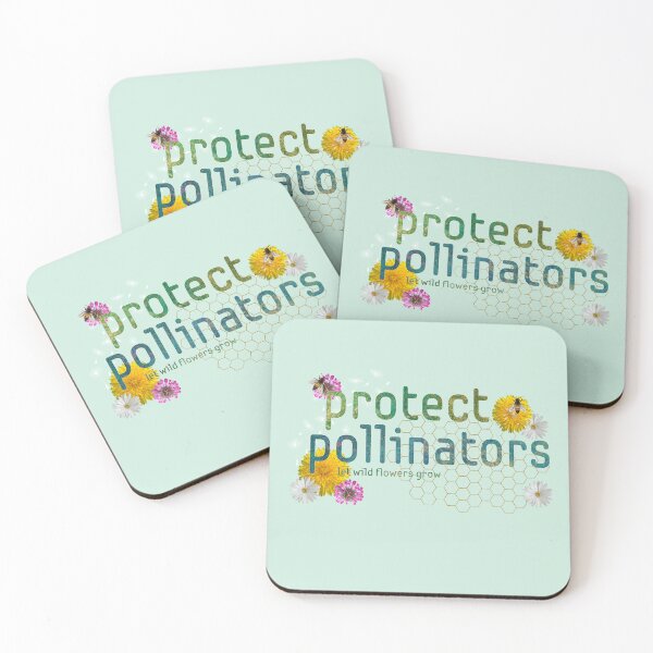 Item preview, Protect Pollinators - let wild flowers grow. designed and sold by Tau Tia L Douglass.