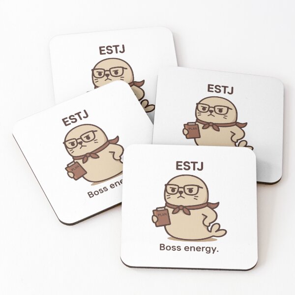 Item preview, ESTJ Kawaii | Boss Seal with a Plan designed and sold by SealSquad.
