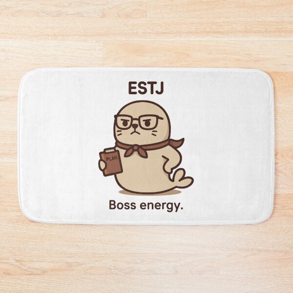 Item preview, ESTJ Kawaii | Boss Seal with a Plan designed and sold by SealSquad.