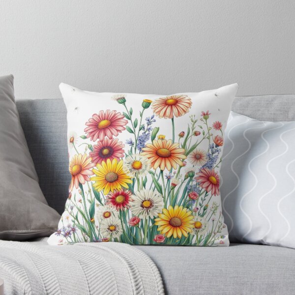 Item preview, "Bright and Colorful Floral Bouquet" designed and sold by TwoDotsStudio.
