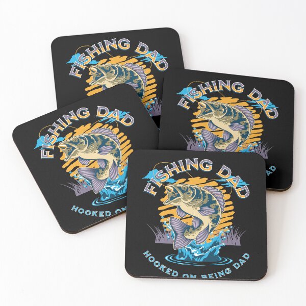 Item preview, Fishing Dad Hooked on Being Dad designed and sold by Barefootprint.
